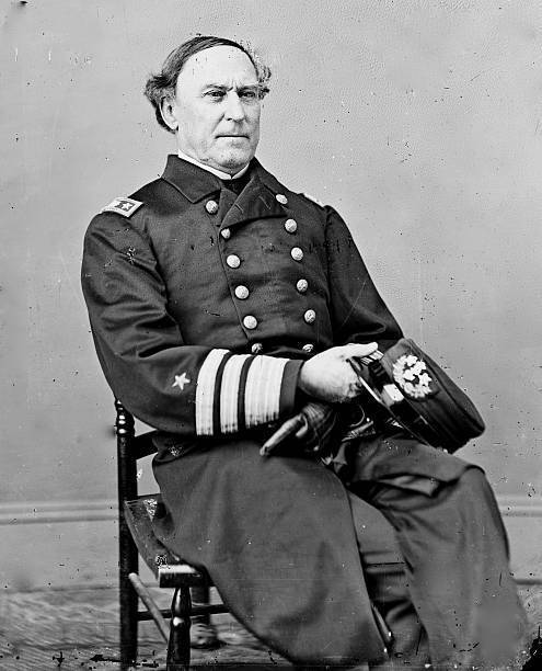 Admiral David Glasgow Farragut 1864 OLD PHOTO PRINT