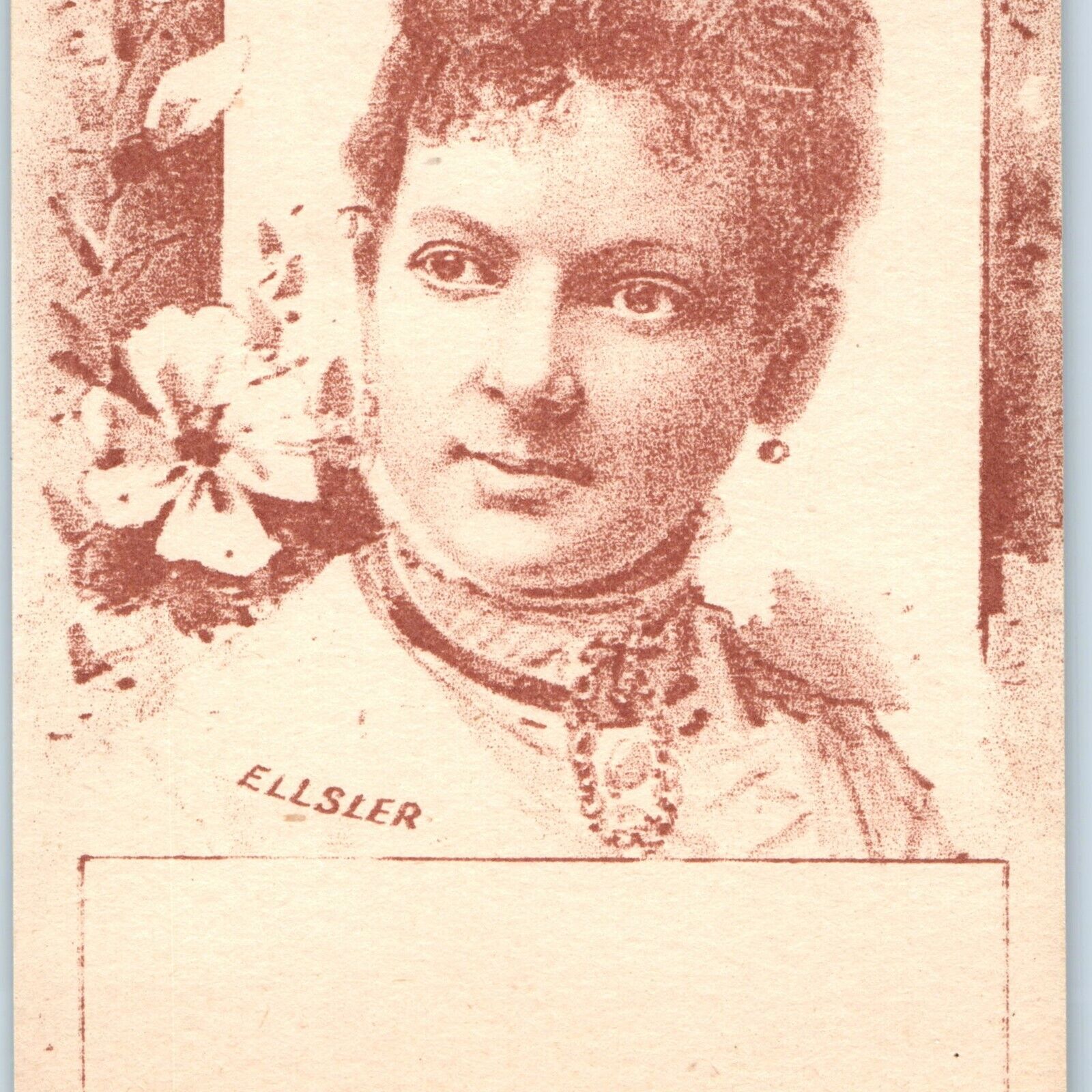 1880s Effie Ellsler Stage & Screen Actress Trade Card Theatre Play Cleveland C30