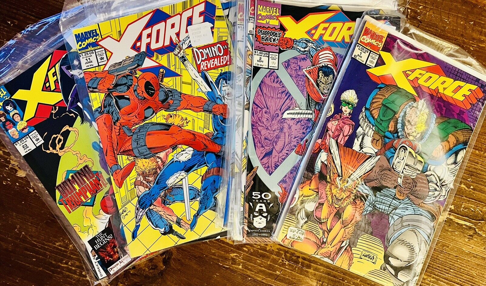 X-Force (1991) #1-24, Marvel Comics. Full Run, VF+ - NM/M. With 🔑🔑 #1, 2, & 11