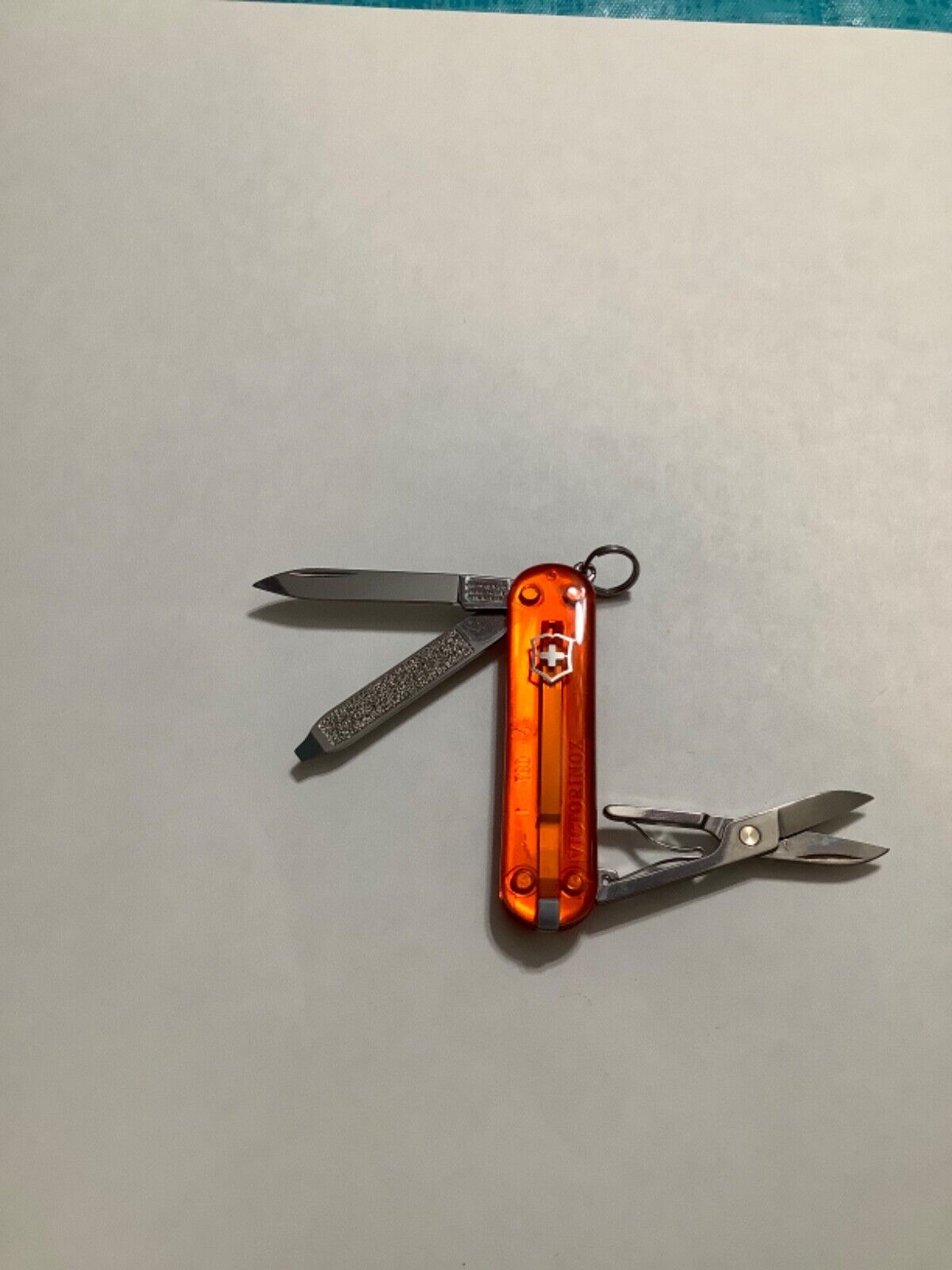 Victorinox Swiss Army Knife Classic SD Fire Opal  (orange).Translucent Colors 