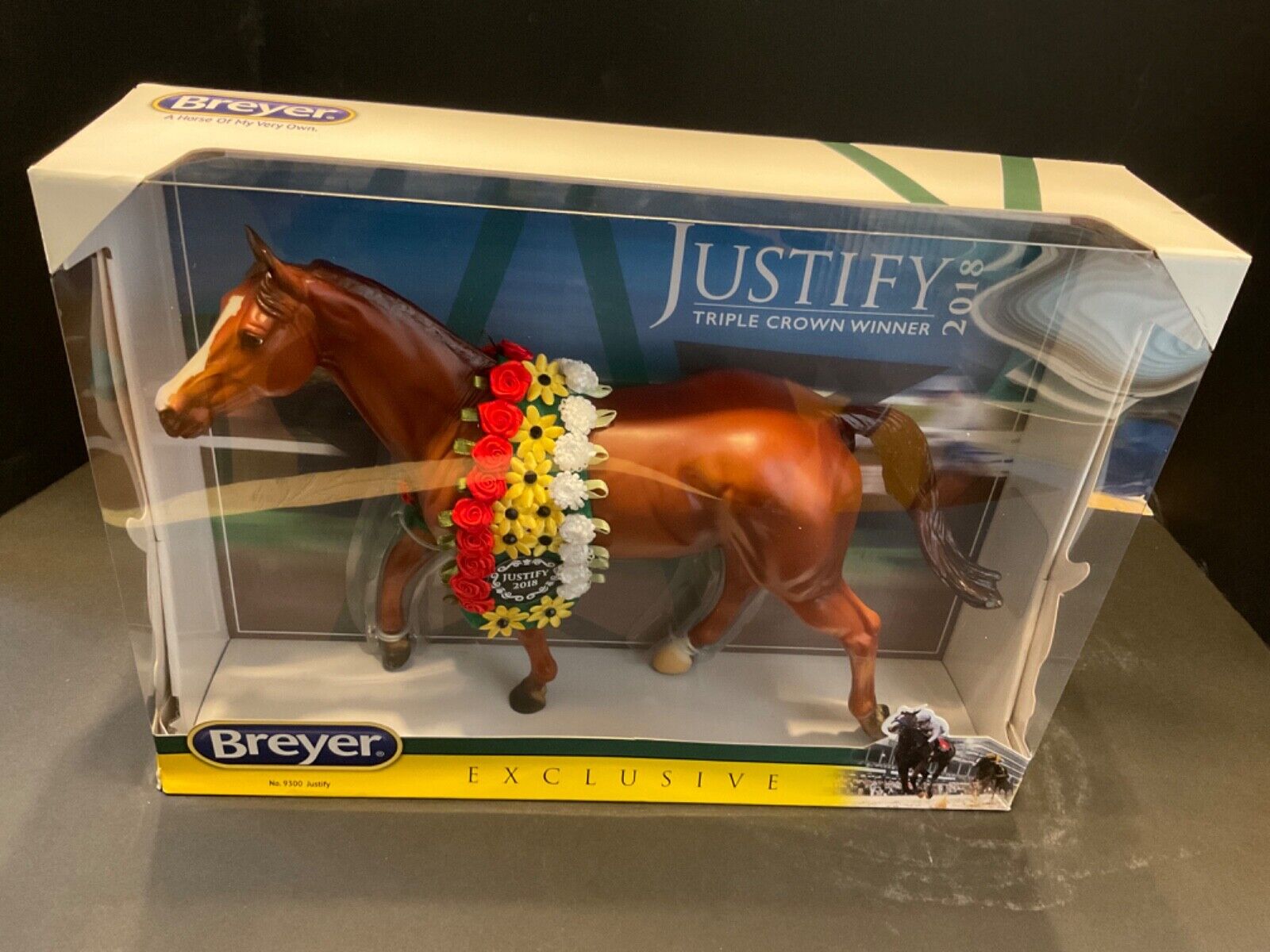 2018 BREYER EXCLUSIVE #9300 JUSTIFY TRIPLE CROWN WINNER NEW IN BOX