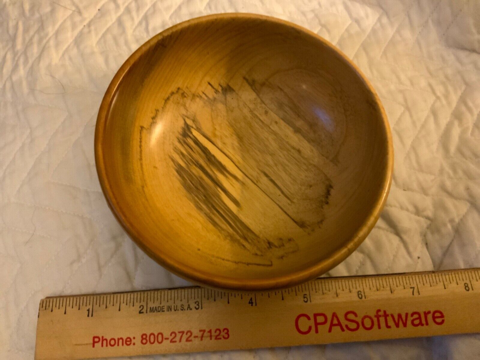 The House Of Myrtlewood Wooden Bowl Made In Oregon
