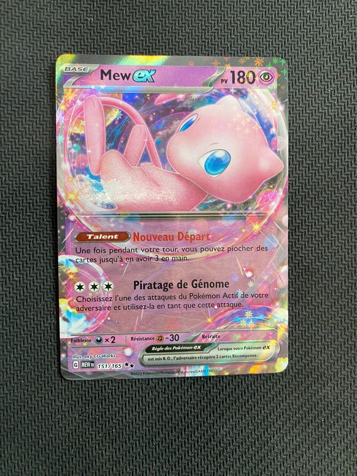 Pokemon Card - Mew EX 151/165 - EV3.5 151 - FR New