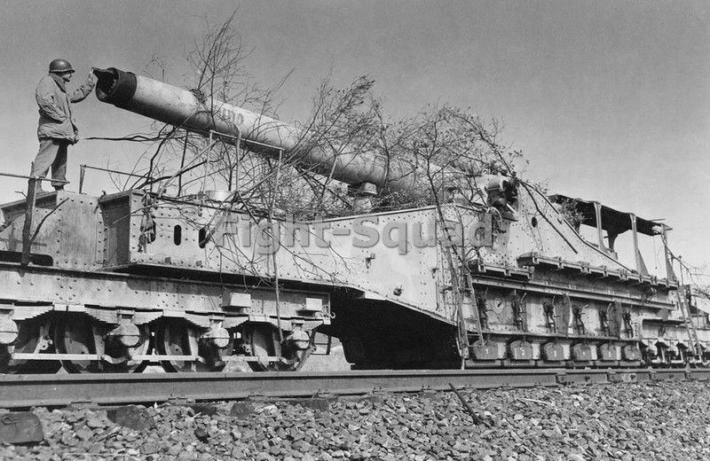 WW2 Picture Photo Big Bertha German Howitzer Gun 2567