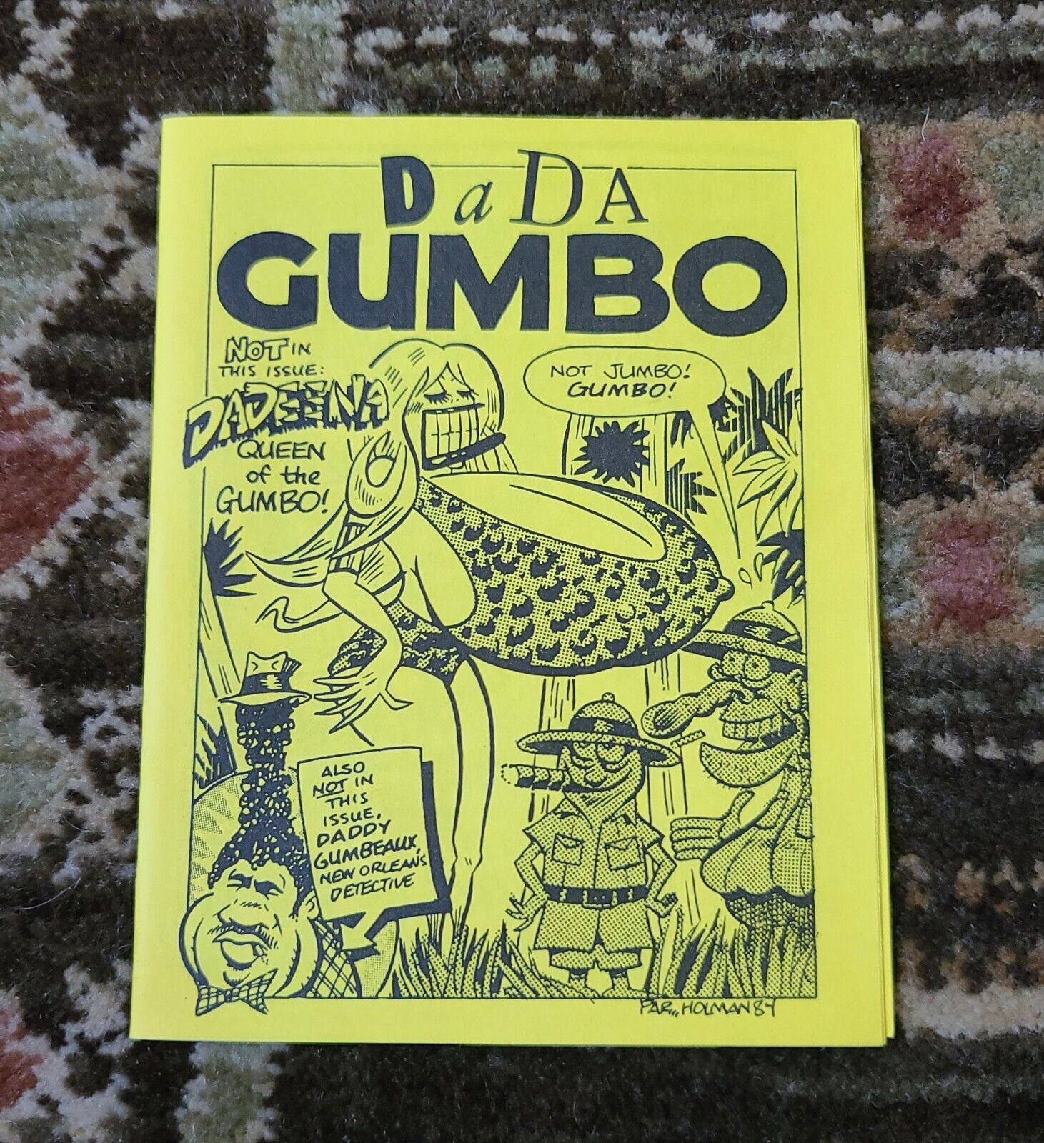 VTG 1986 Dada Gumbo #8 1st Ltd. Ed. 100 Dale Luciano Par Holman Bob X Mini Comic