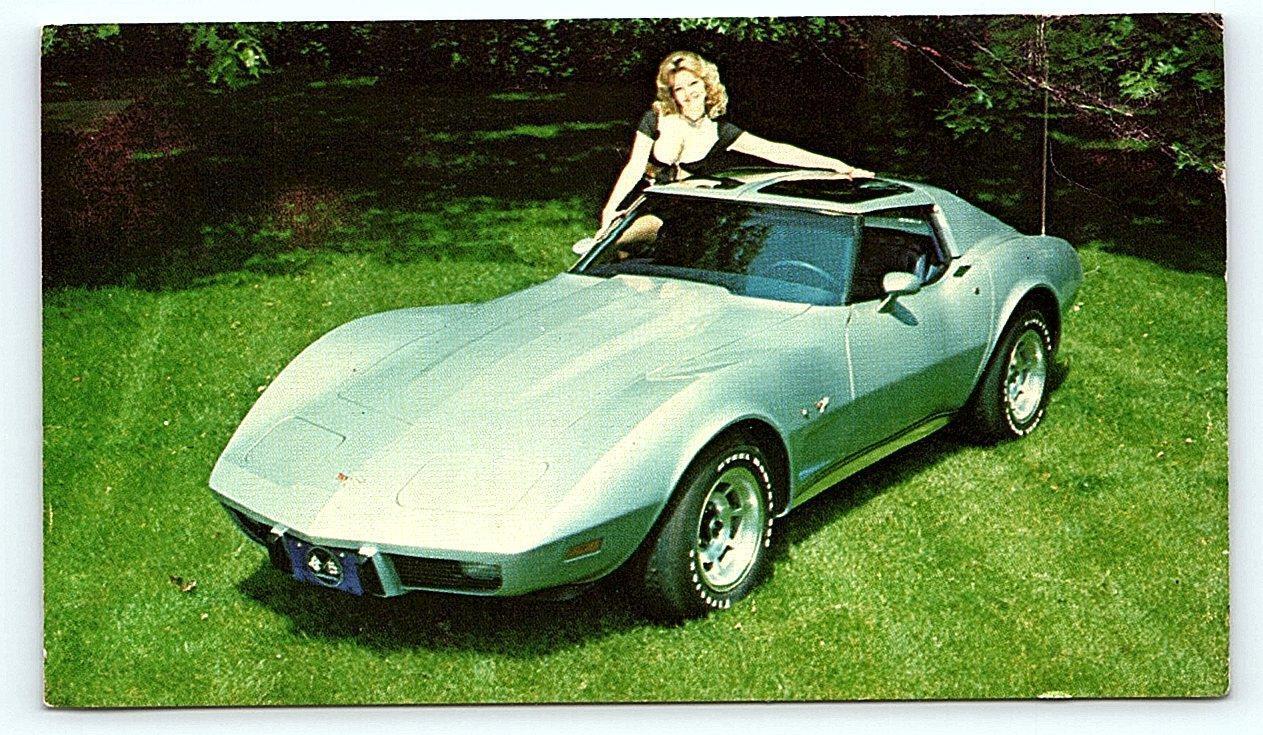 NAPOLEON, OH Ohio ~ Michaelis CORVETTE SUPPLIES c1970s  Car Advertising Postcard