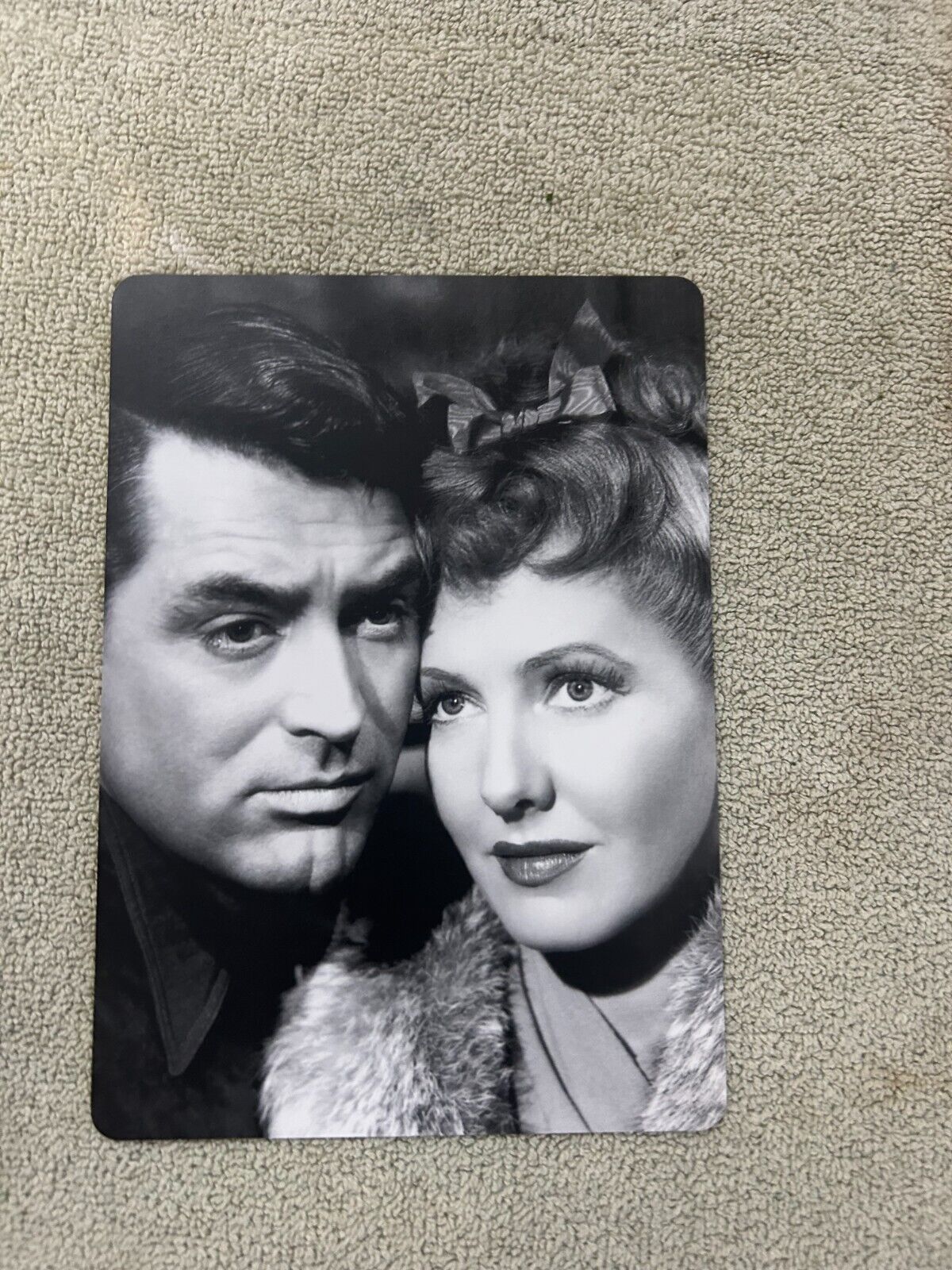 Photo Postcard: Jean Arthur & Cary Grant In The 1942 Movie \