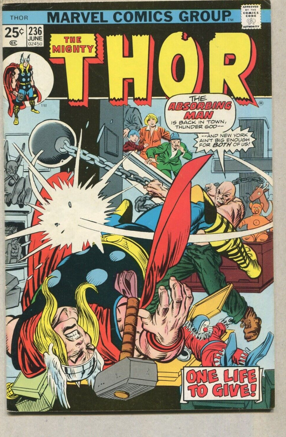 The Mighty Thor #236 FN The Absorbing Man    Marvel Comics D1