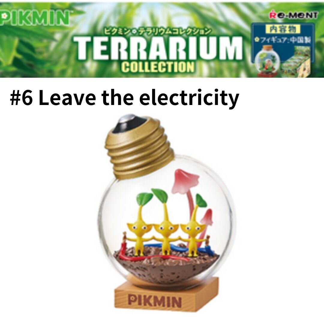 Pre-order Re-Ment Pikmin Terrarium Collection #6 Leave the electricity figure