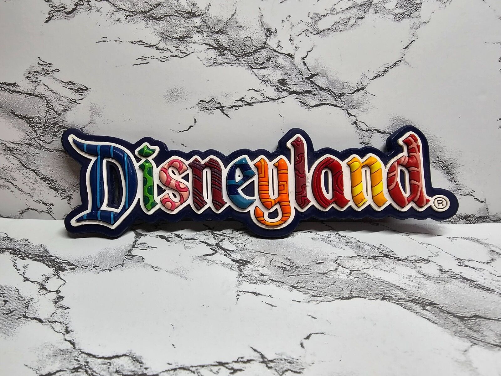Vintage Disneyland California Refrigerator Magnet Souvenir Spell Out Colorful 5\