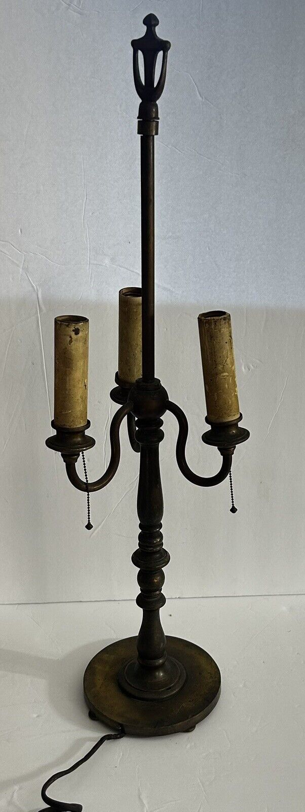 Antique Bradley & Hubbard Table Lamp Base - 28” Height - Restore
