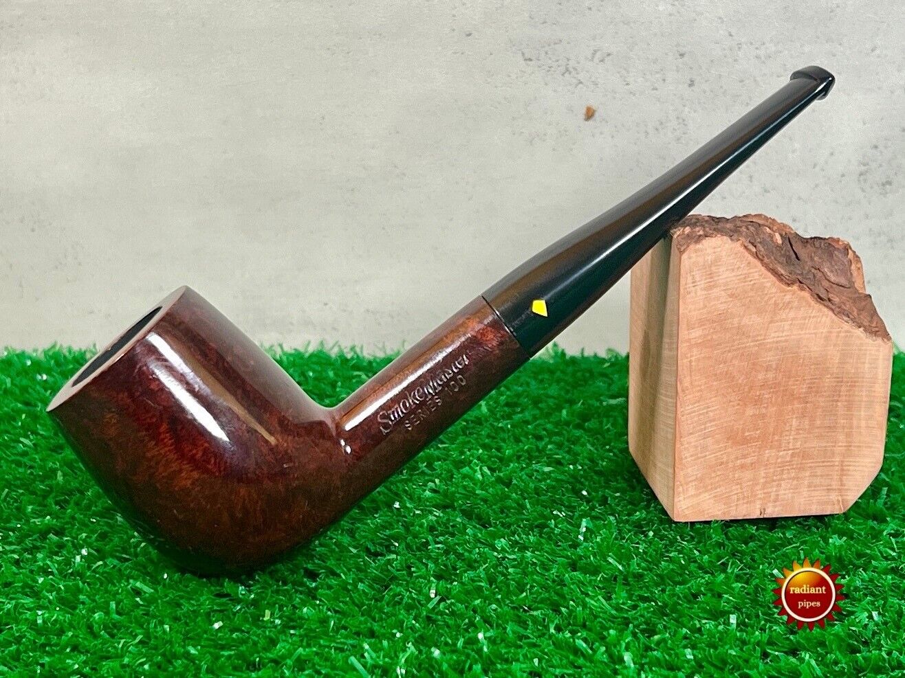 Rare Barely Smoked Smokemaster Vintage Pipe, Pre 1950’s, Holds Cleaner In Tenon