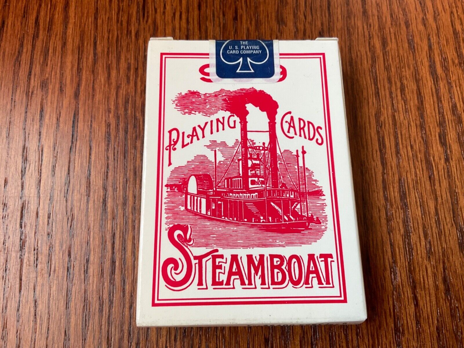 Vintage STEAMBOAT 999 Brand of U.S. Playing Cards Deck 1 Red unopened