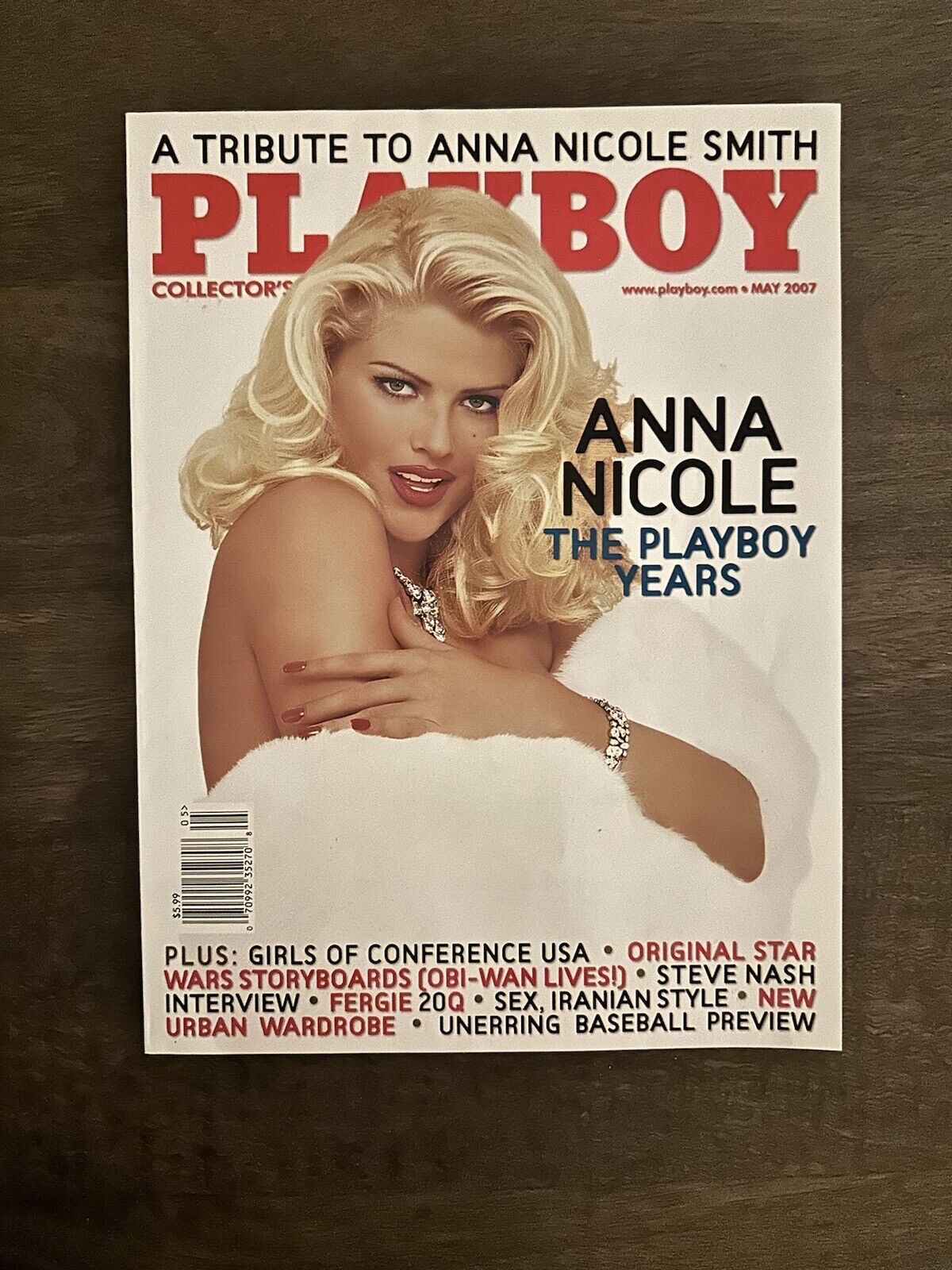 Playboy Magazine - Anna Nicole Smith - May 2007 - Excellent Condition