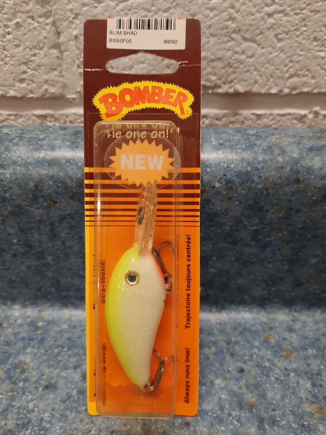 Bomber Slim Shad Excalibur Fat Free Shad BSS5F Made In North America Fingerling