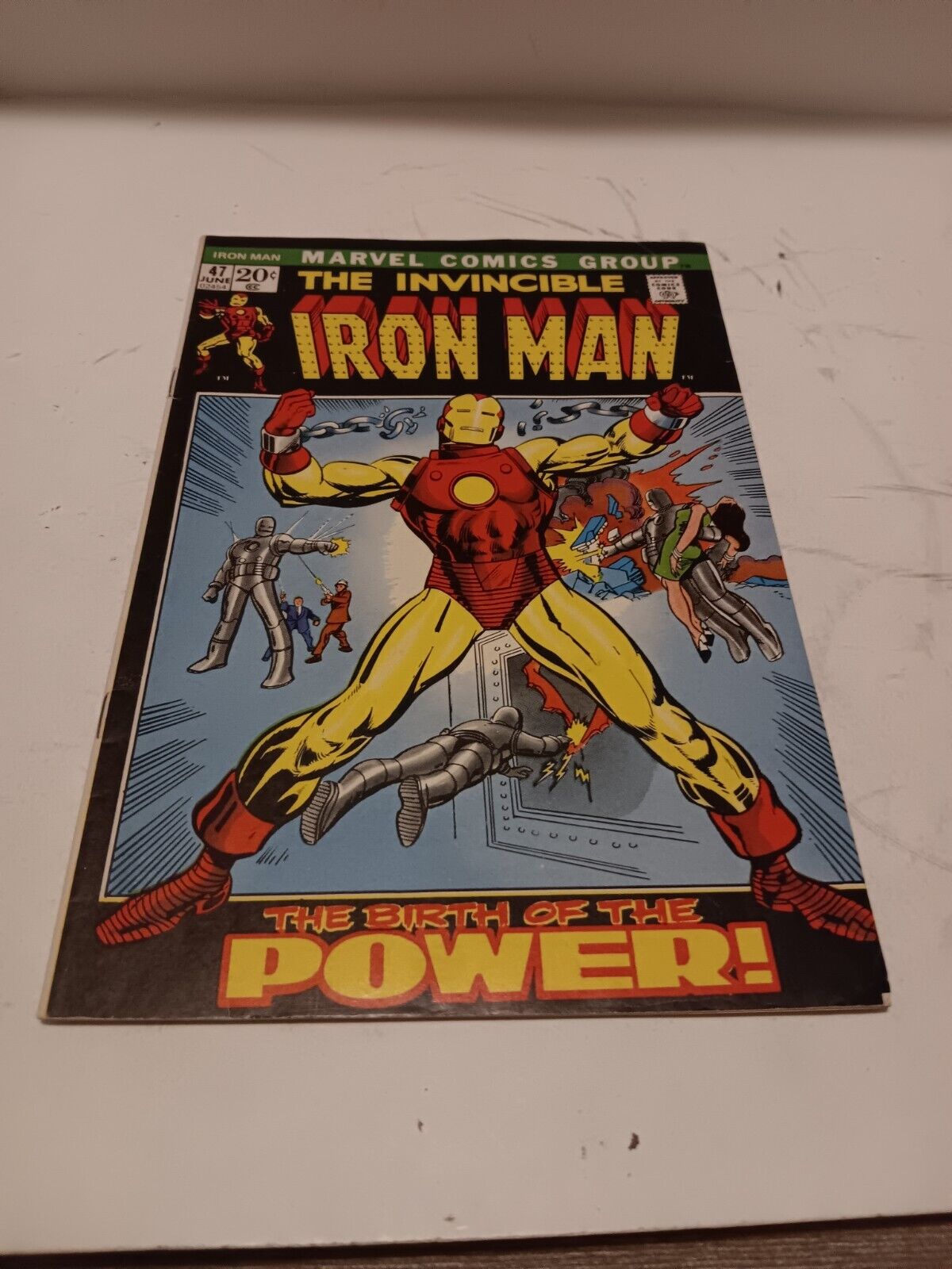 INVINCIBLE IRON MAN #47 (1972) - VERY NICE HIGH GRADE BOOK- ORIGIN RETOLD -