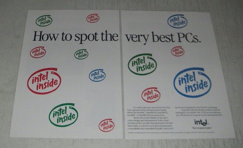 1991 Intel Microprocessors Ad - How to spot the very best PCs