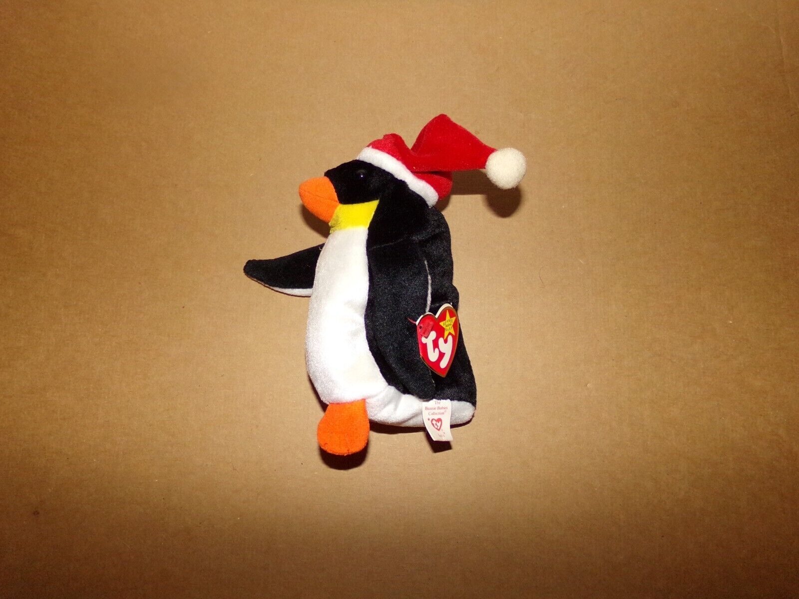 Zero Ty Retired Beanie Baby Penguin with hat w/tag