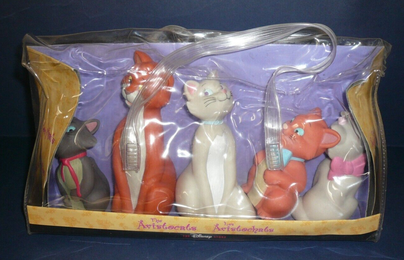 THE DISNEY STORE ARISTOCATS INFANT SQUEEZE TOY SET PRICE DROP
