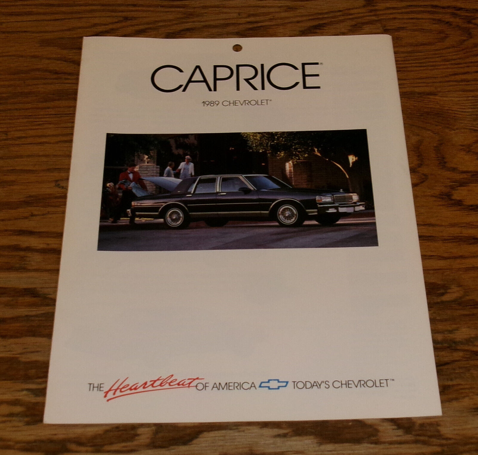 Original 1989 Chevrolet Caprice Foldout Sales Brochure 89 Chevy Sedan Wagon