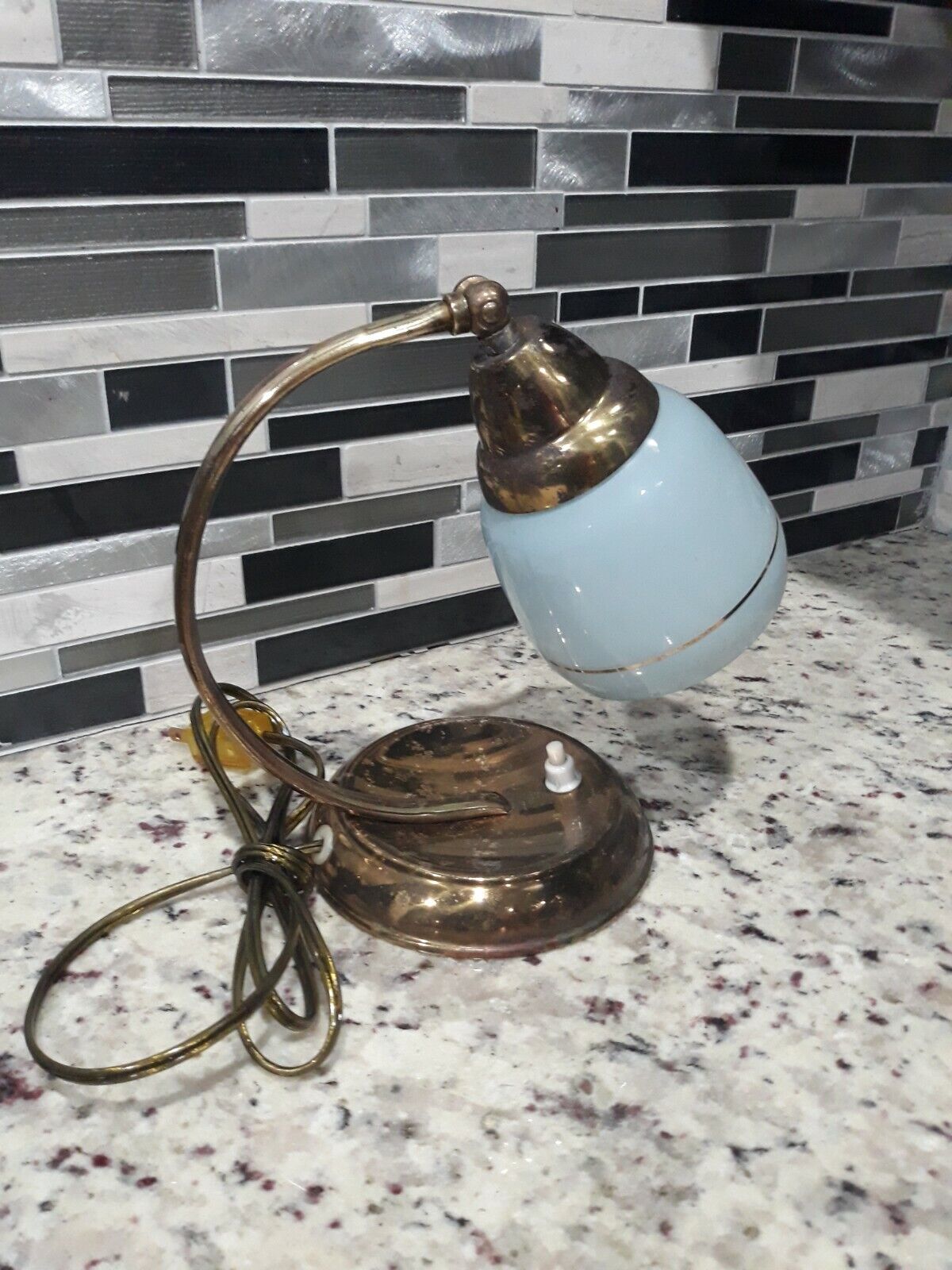1961 Paavo Tynell Brass Desk Lamp