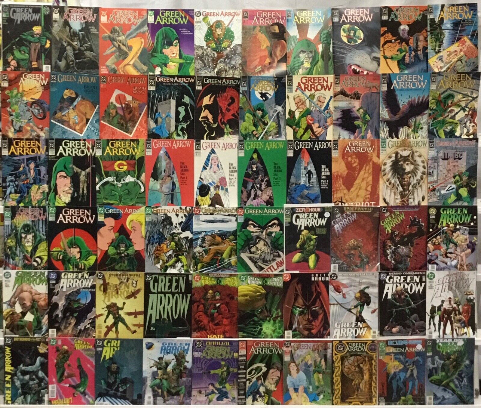 DC Comics Green Arrow 1st Series Comic Book Lot of 60 Issues