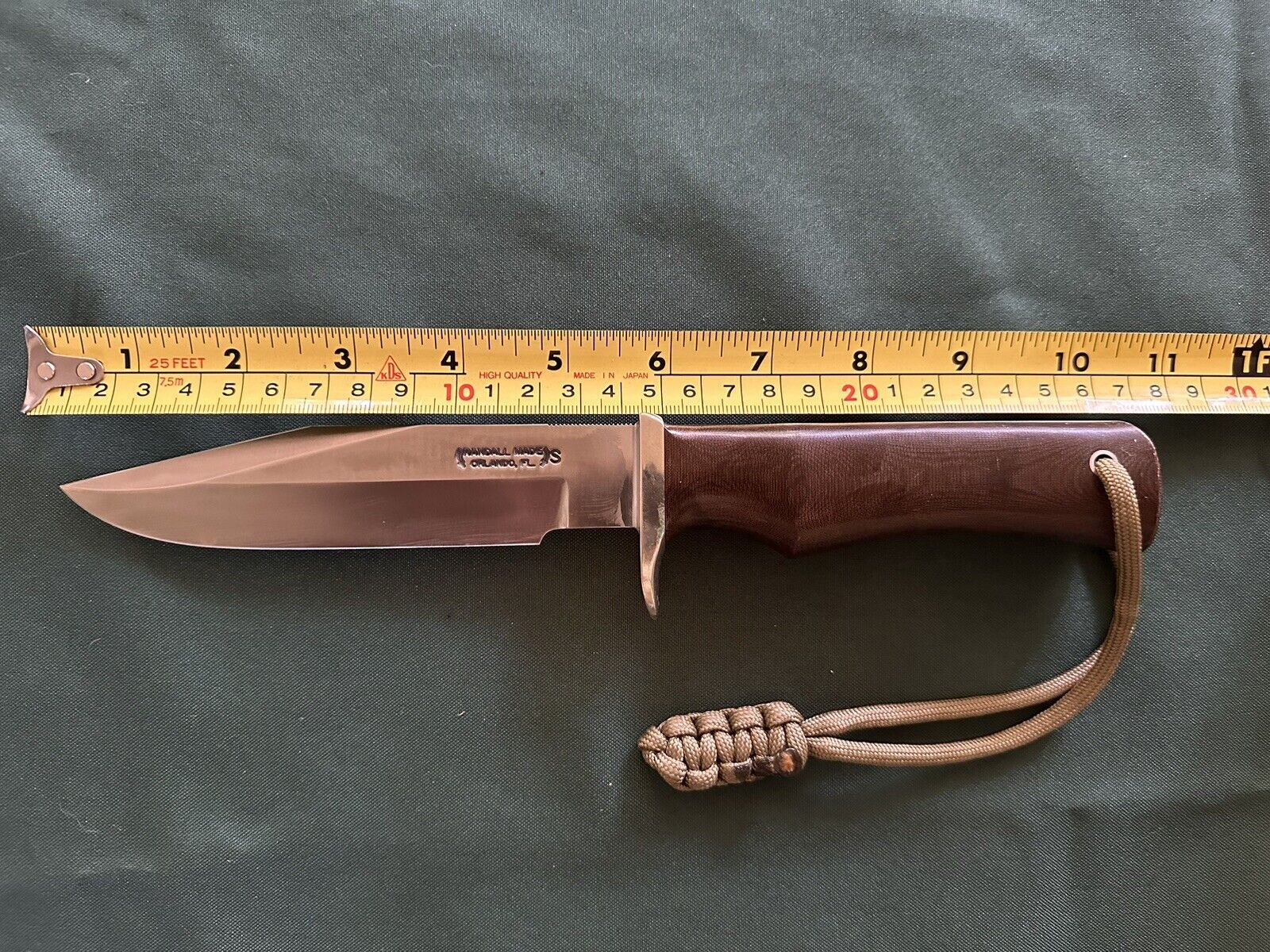 RANDALL MADE  MODEL 15 A-B AIRMAN KNIFE, W/ORG SHEATH/STONE MINT