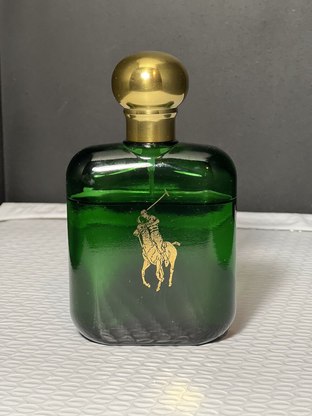 Vintage Polo Ralph Lauren Green 4 oz Bottle Splash 75% Full (D6)