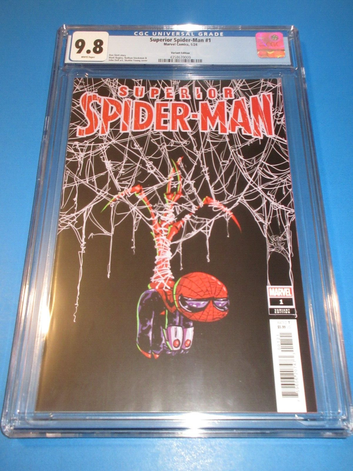 Superior Spider-man #1 Young Variant CGC 9.8 NM/M Gorgeous Gem Wow