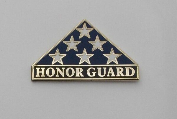 HONOR GUARD pin Folded Flag 1-5/8\