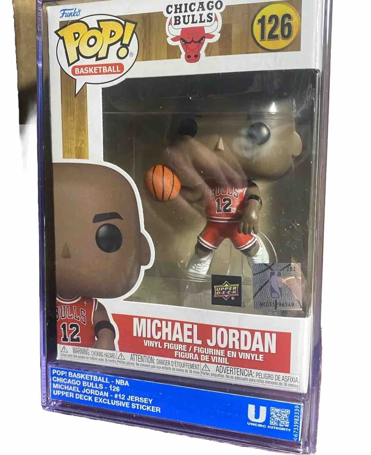 LOT- Michael Jordan & Lebron James FUNKO 126 164 POP UPPER DECK UNCIRCULATED NBA