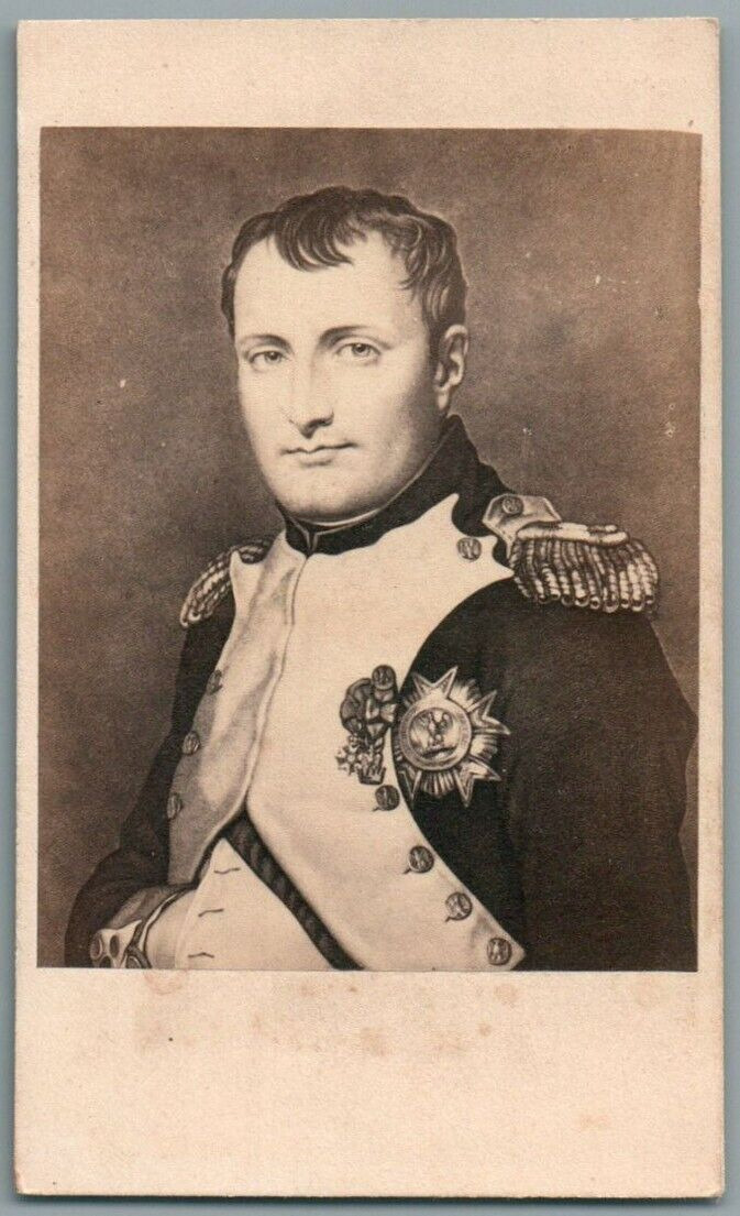 CDV EMPEROR NAPOLON 1ST OLD PHOTO ALBUMINEE NAPOLONE BONAPARTE PHOTO 1860