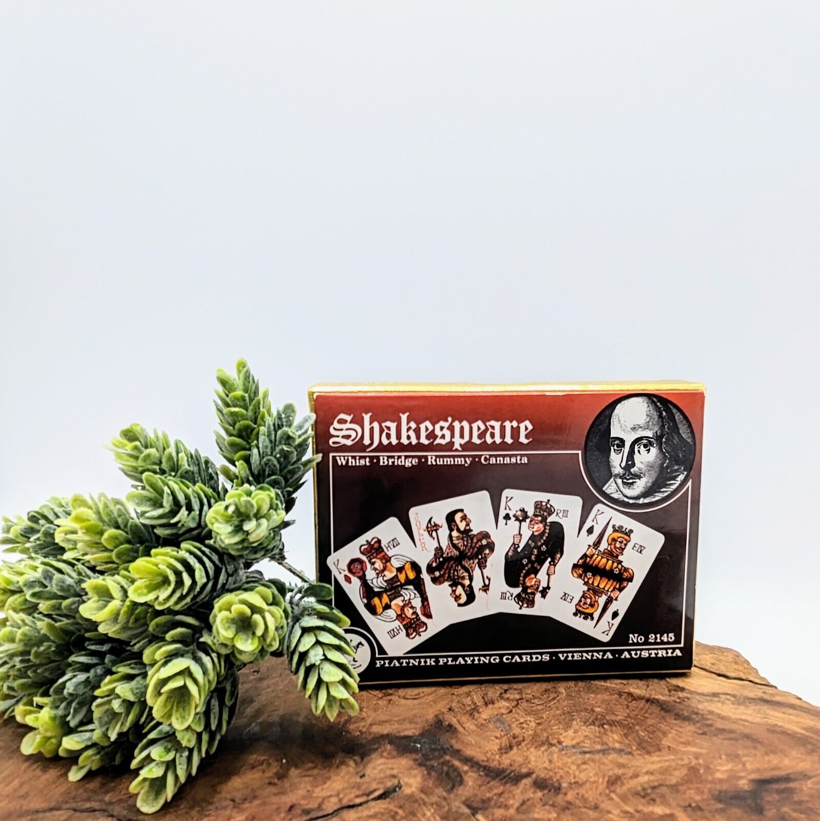 Shakespeare Piatnik Playing Cards Bridge Whist Rummy Canasta Vienna 2145