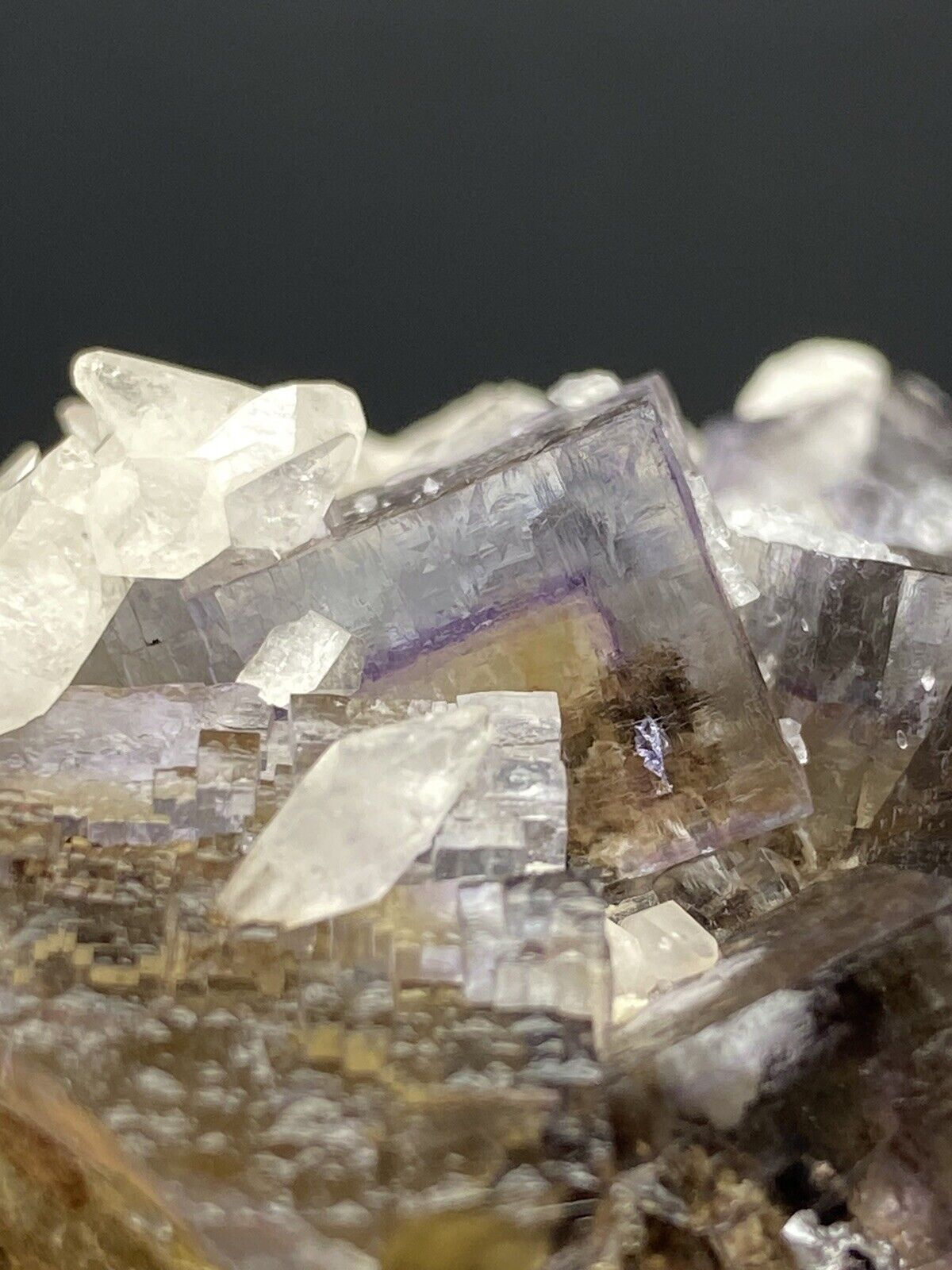 Great Calcite On Fluorite - Annabel Lee Mine, Illinois 