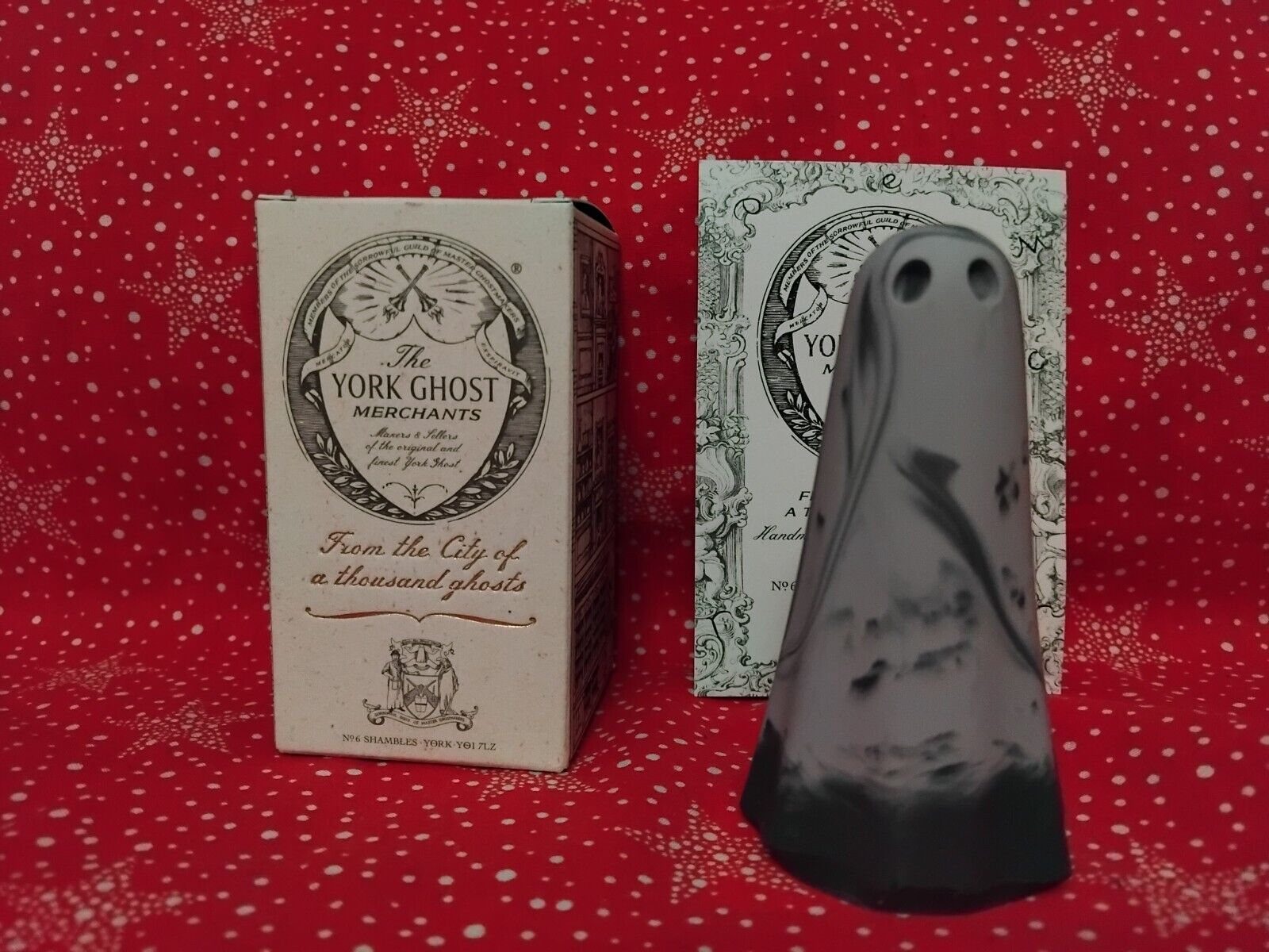 York Ghost Merchants ghosts all boxed with info card New rare ghosts YGM