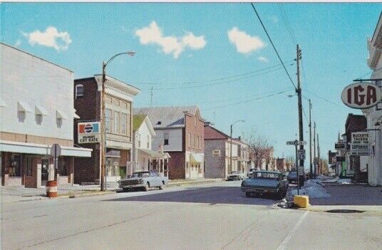 Street Scene-West Mansfield Street-NEW WASHINGTON, Ohio