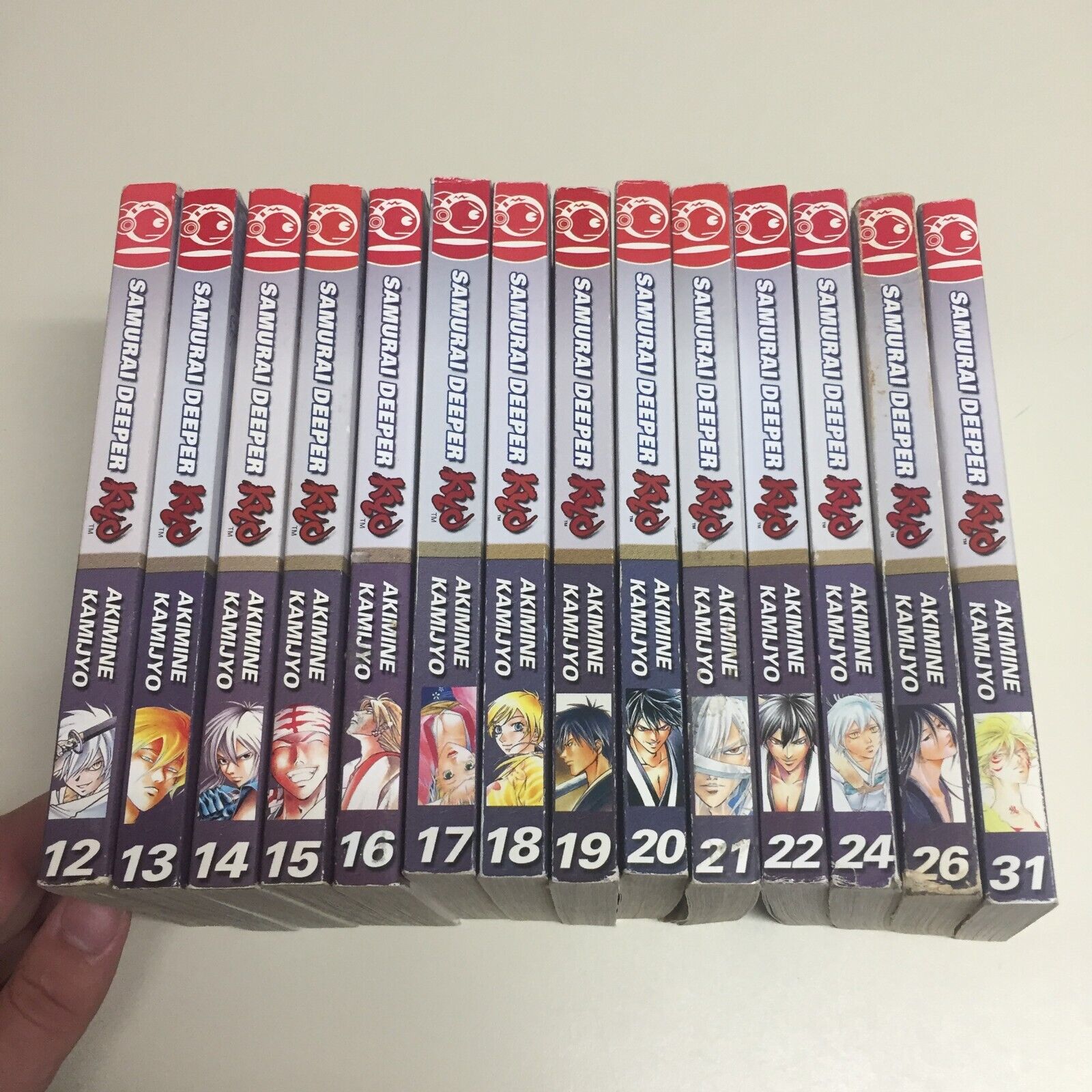 Samurai Deeper Kyo English Manga Lot Bundle Set Volume 12-22 24 26 31 TokyoPop