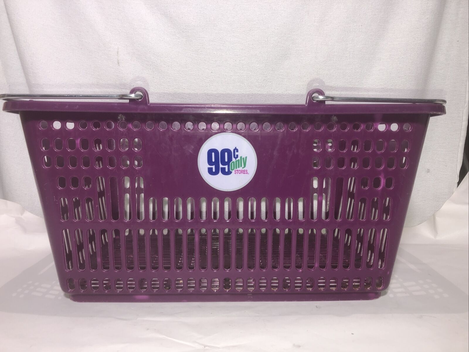 99 CENTS ONLY STORE - RARE Shopping HAND BASKET USED