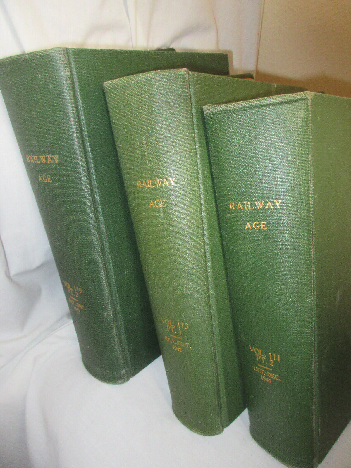 The Railway Magazine Bound Volumes 1941, 1942, 1945 Half Years