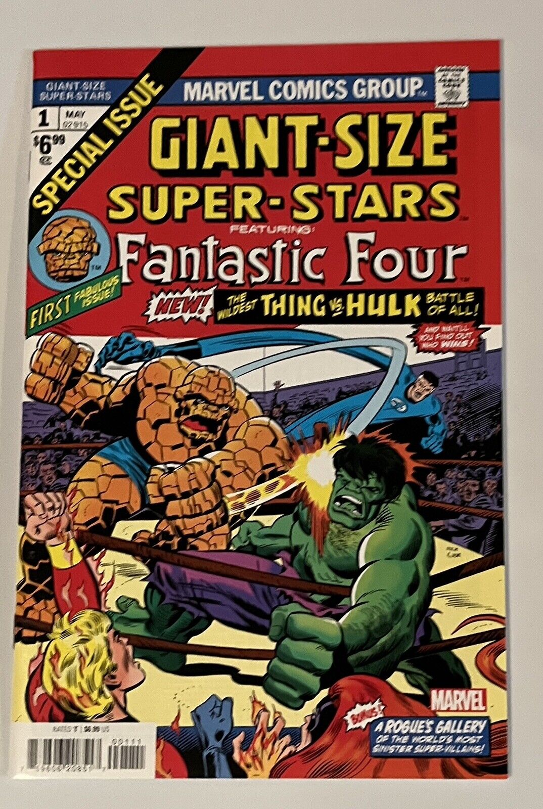 Giant-Size Super-Stars #1 Facsimile Edition (2024 Marvel Comics) Hulk v Thing NM