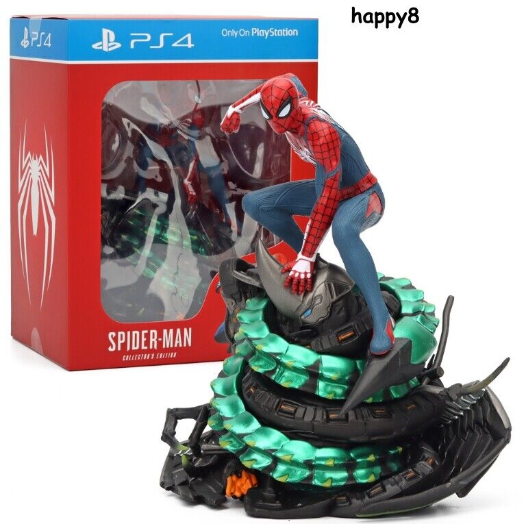 Marvel Iron Spider-Man Figure Toy Collectibles PS4 Edition Model Statues Boxed 