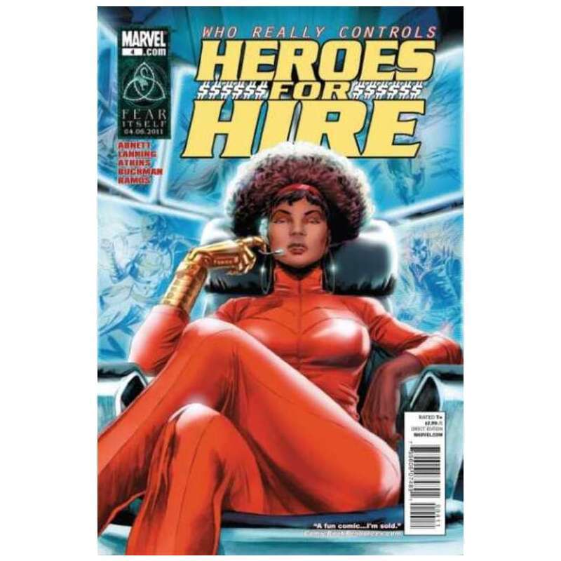 Heroes for Hire (2011 series) #4 in Near Mint minus condition. Marvel comics [i{