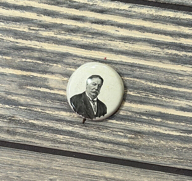 Vintage Taft Presidential Pin A-O 1972 Taft 1908