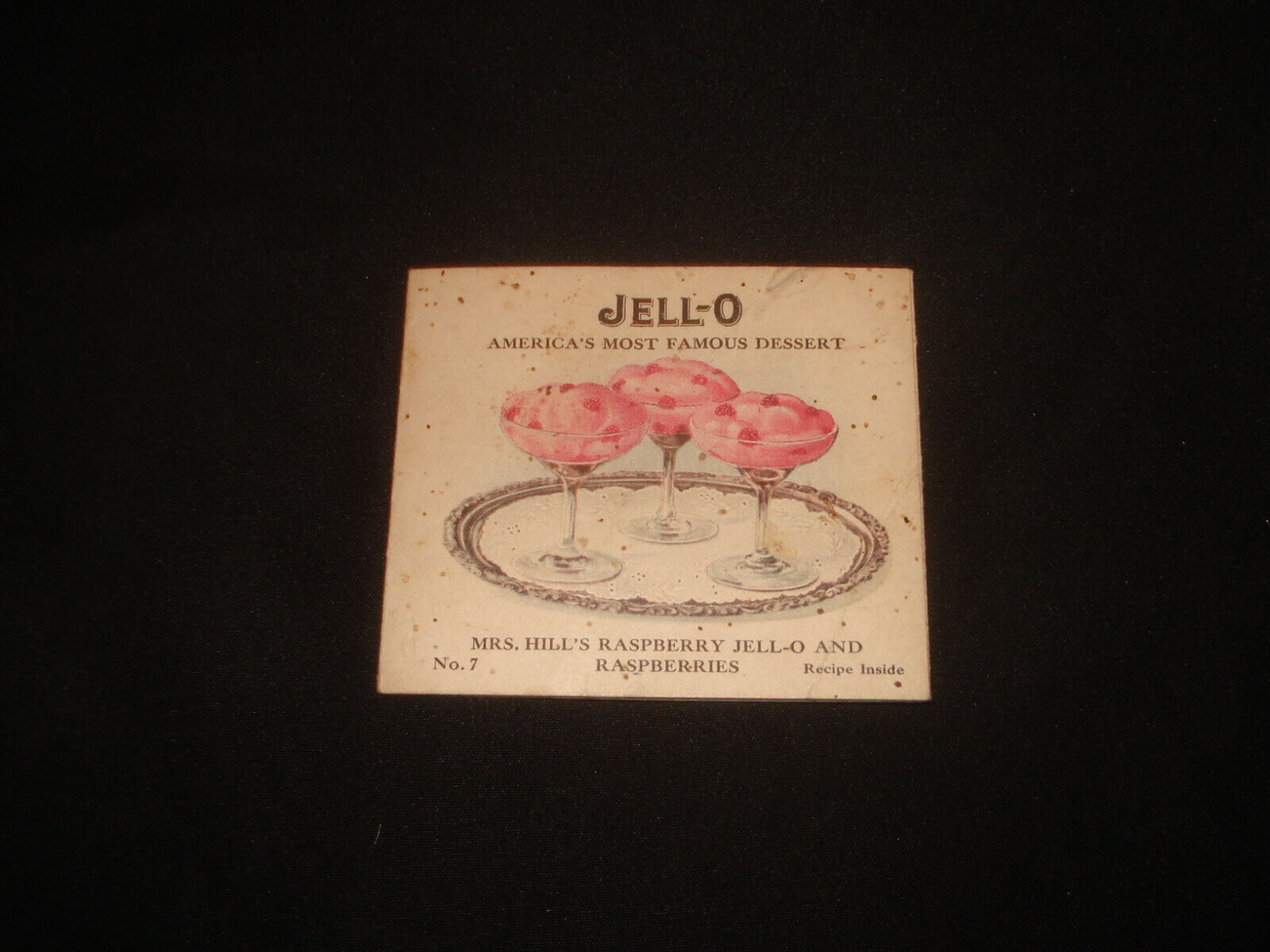Antique Jell-O Jello Victorian Advertising Cookbook Recipes early 1900s