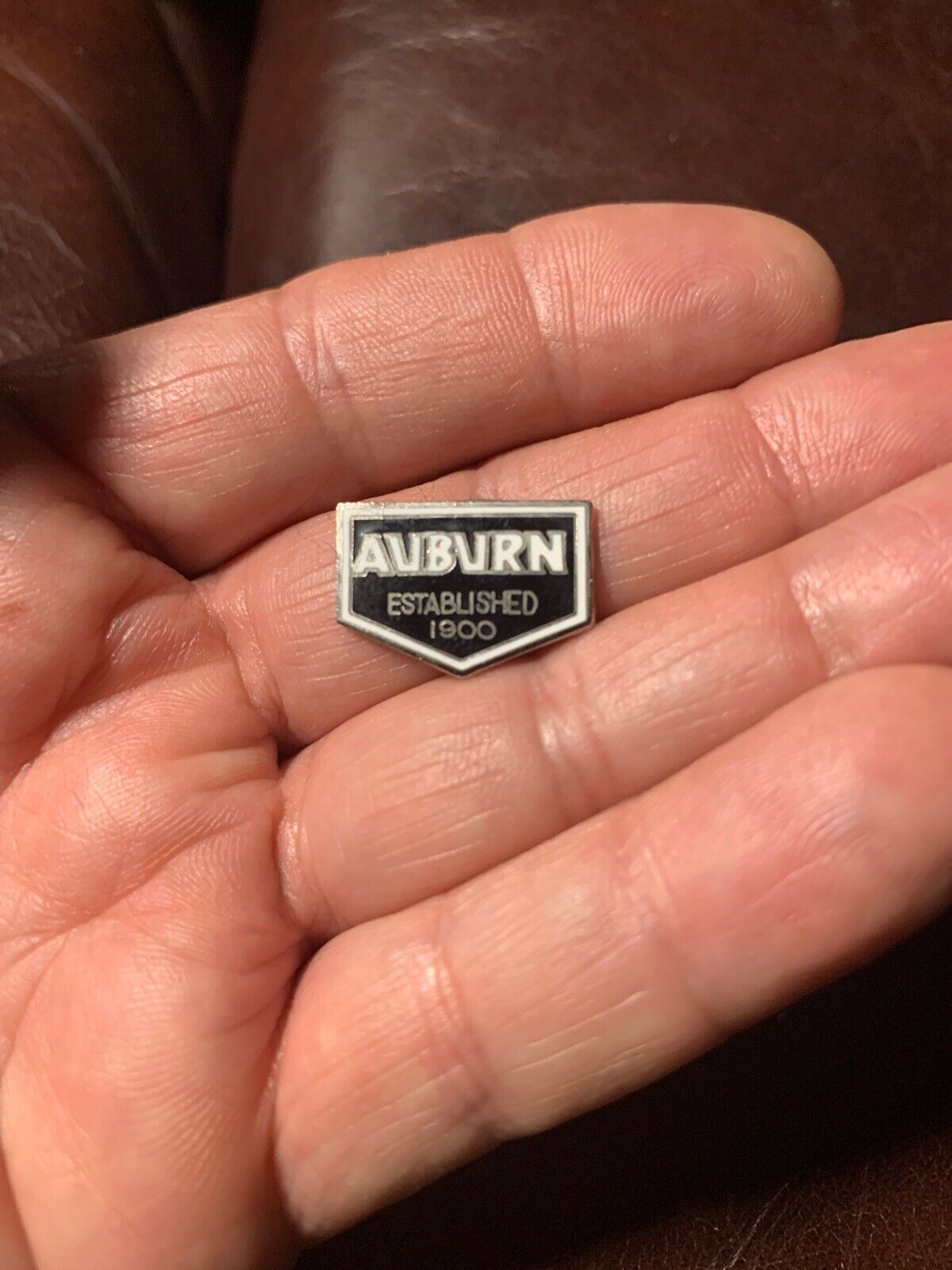 Auburn Automobile Emblem Pin Badge Established 1900 Auburn Indiana