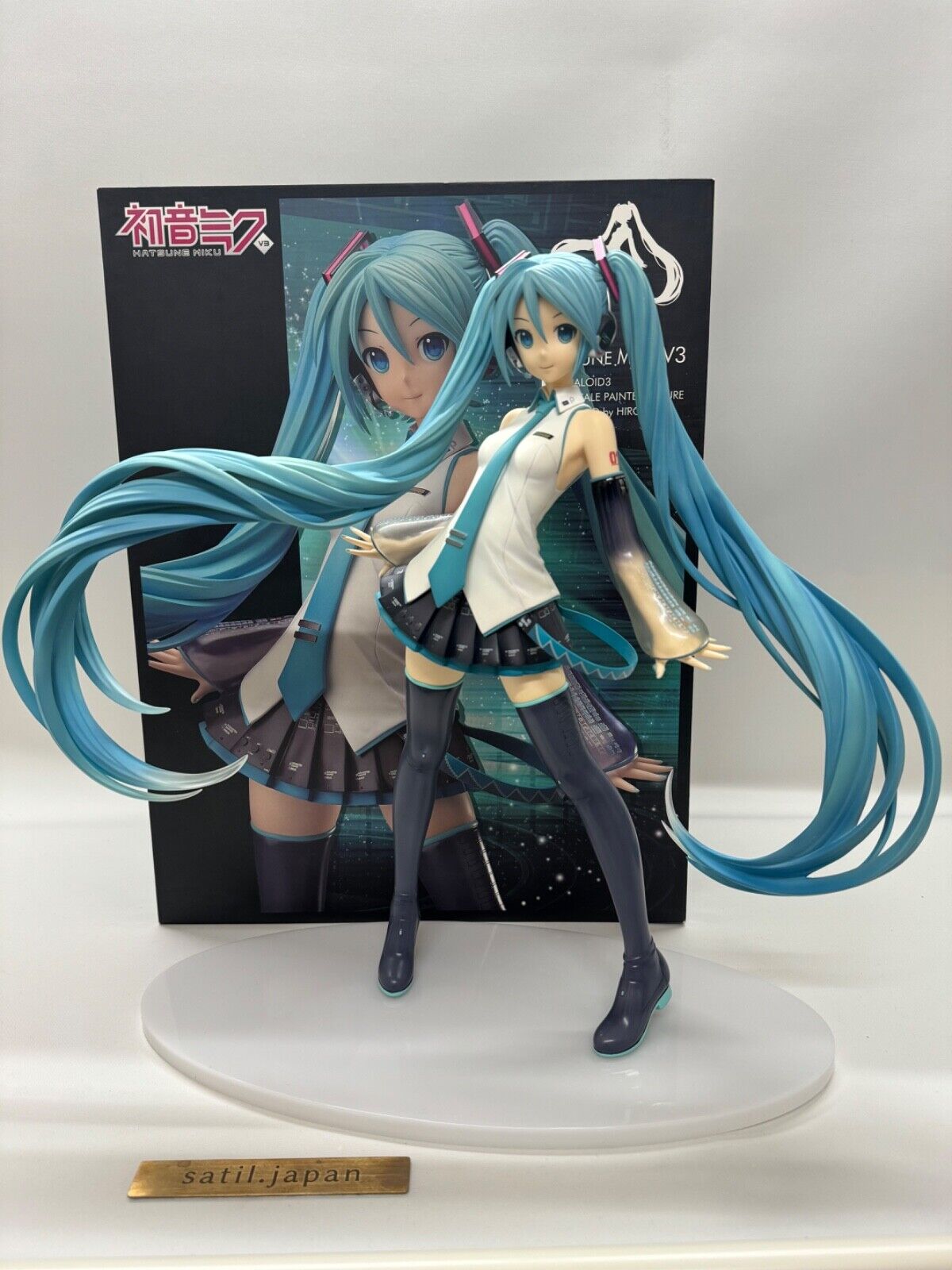 [USED] FREEing VOCALOID3 Hatsune Miku V3 1/4 Scale Figure H 420mm Japan