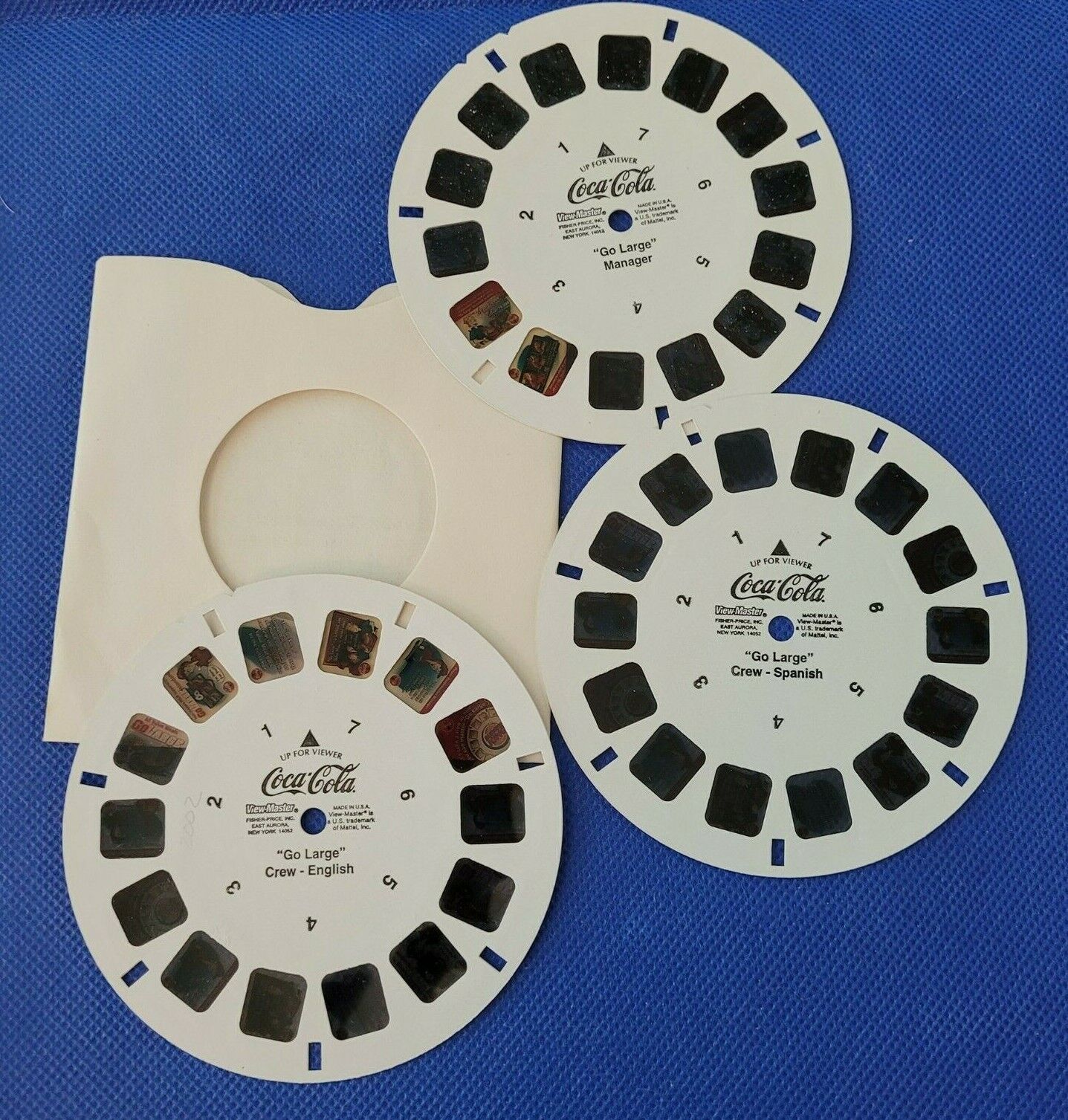 Coca Cola Coke Marketing Advertising Commercial Advert view-master 3 reels