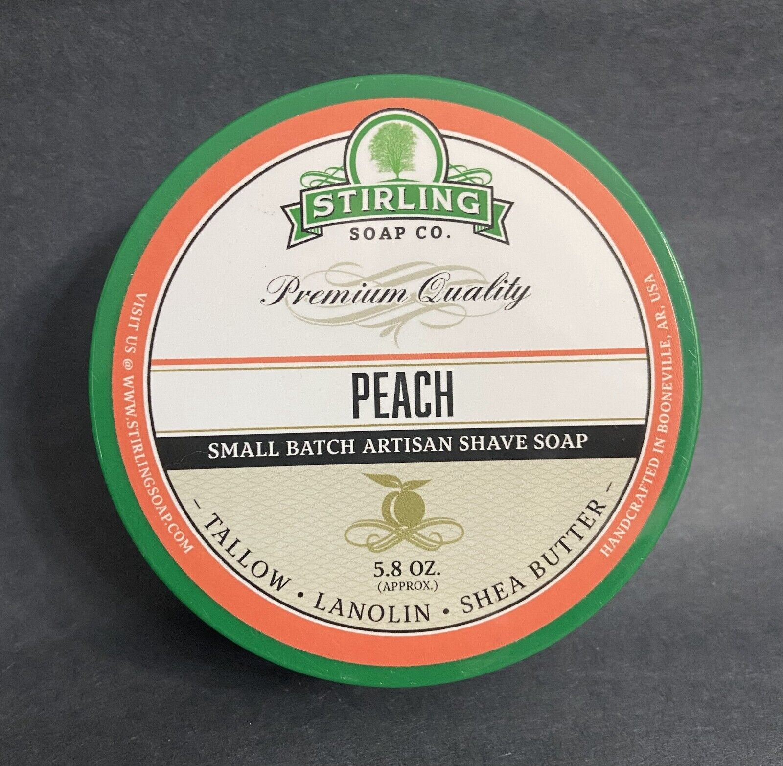 Stirling Soap PEACH shave soap (previously owned)