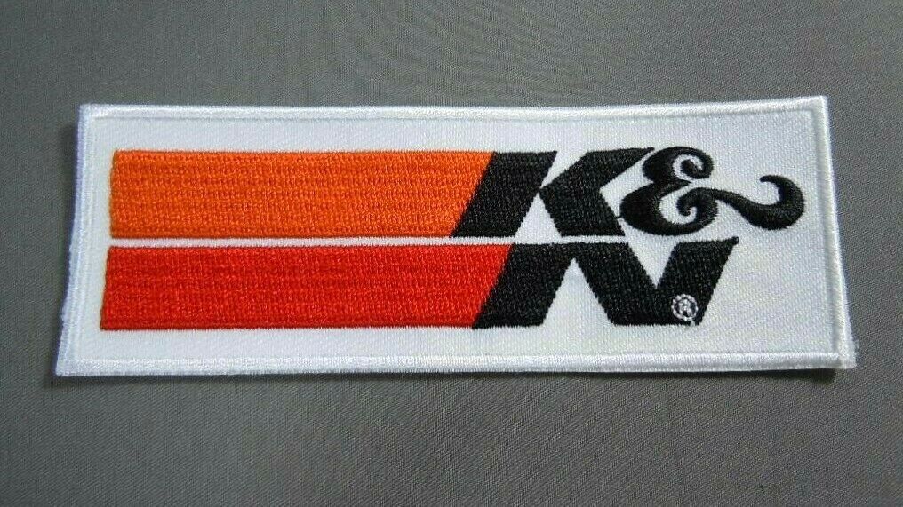 K&N Embroidered Iron-On Uniform-Jacket Patch 4 1/2\