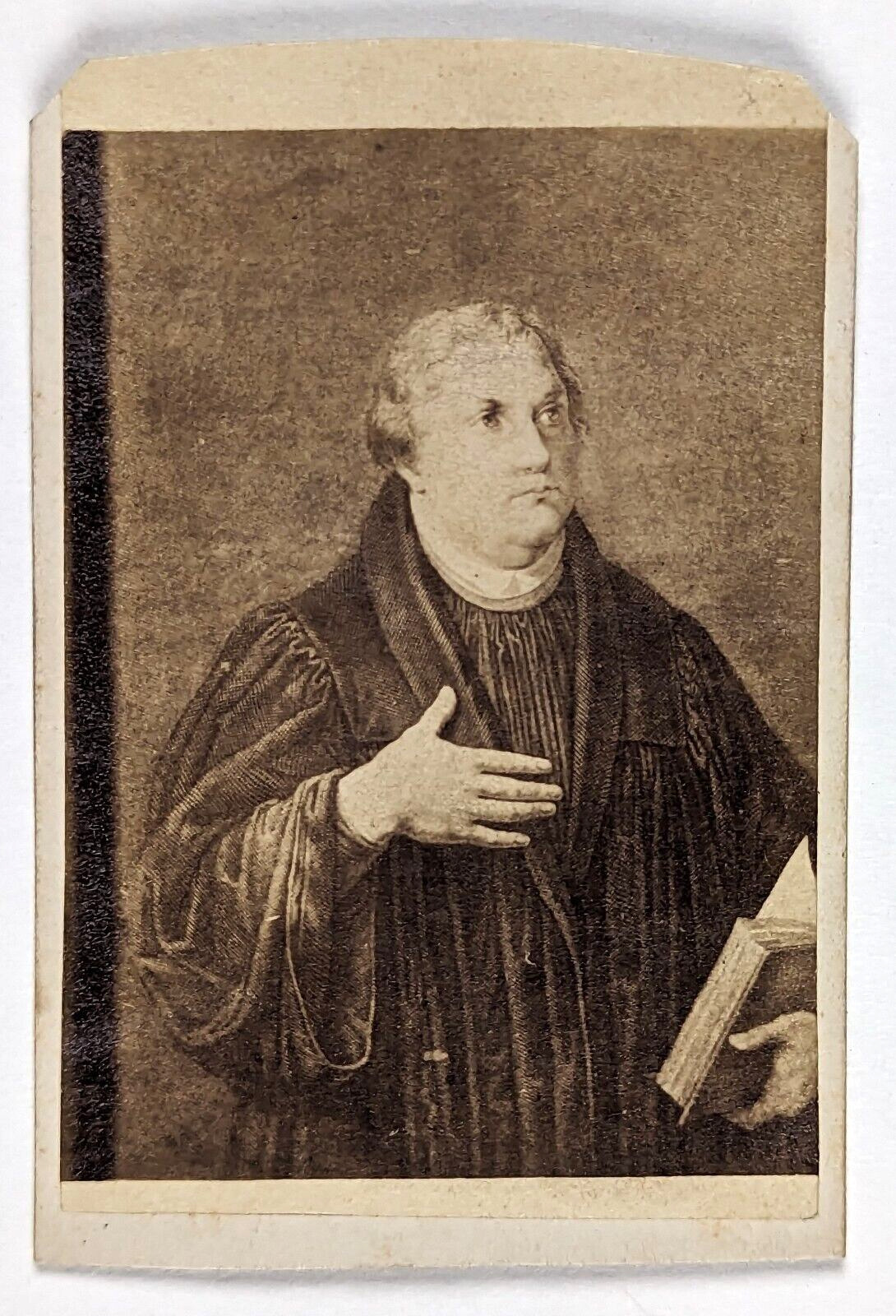 Martin Luther Antique Photograph Seventh Jubilee of the Reformation Lutheran CDV